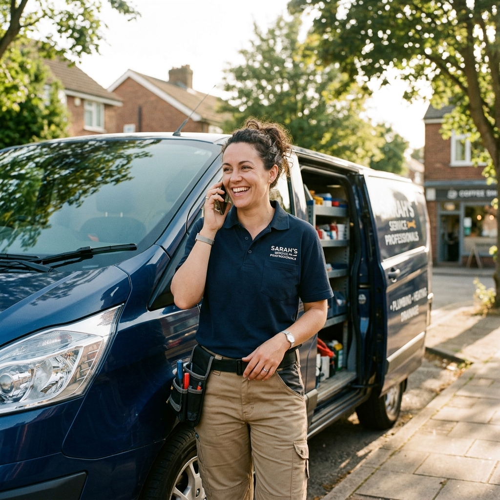 Business owner receiving qualified inbound call